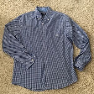 Chaps Gingham long sleeve dress shirt